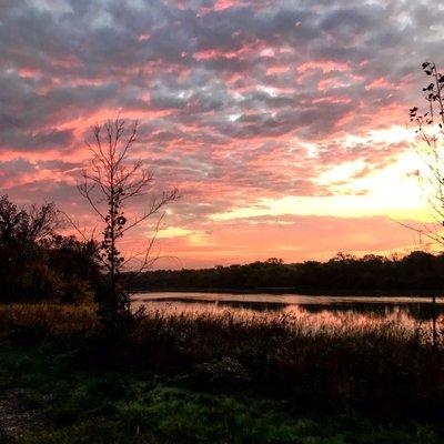 Perfect run to catch the sunrise.