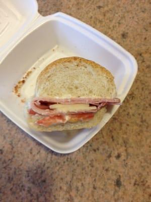 No ham on a ham grinder