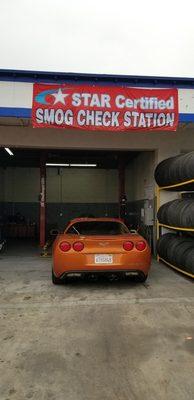 Great smog check location!