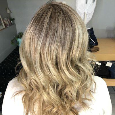 Blonde highlights