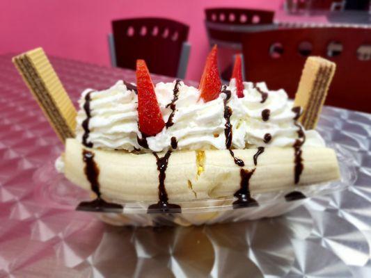 Great banana split!