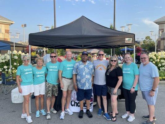 Hanging with Mayor Blythe at Taste of Richmond