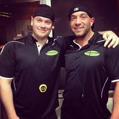 our owners/trainers chris and vinny