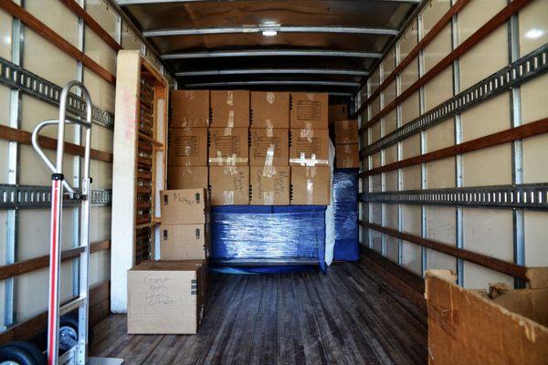 How a packed truck should look.