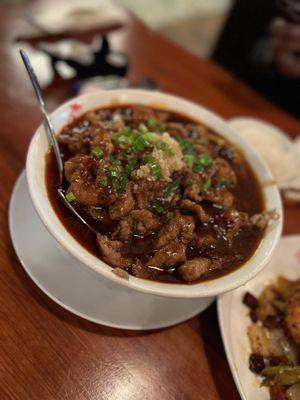 Sliced Pork in Hot Broth