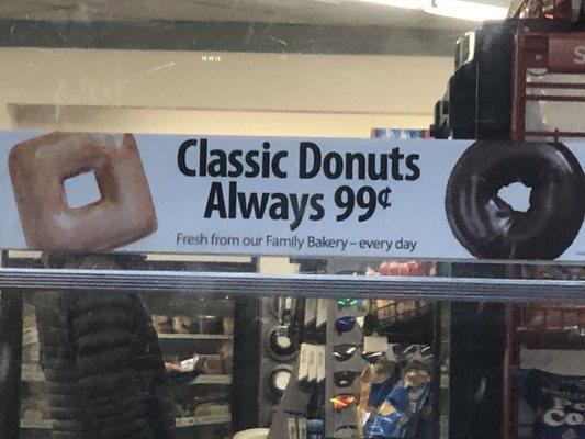 Because: when one thinks of "Classic Donuts," EVERYONE thinks SQUARES!!!!  Classic donuts are ALWAYS SQUARE!! Thanks for the refresher, UDF!