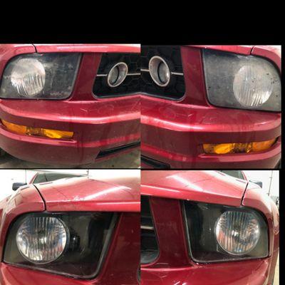 We offer headlight restoration.