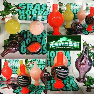 Grasshoppa glass bubble caps