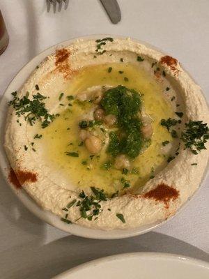 Hummus appetizer