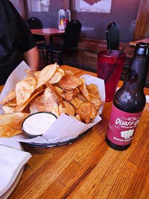 Homemade chips. So good.