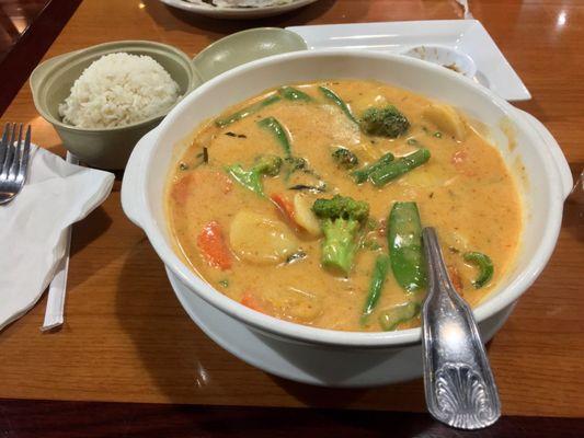 Sea Scallops in Panang Curry