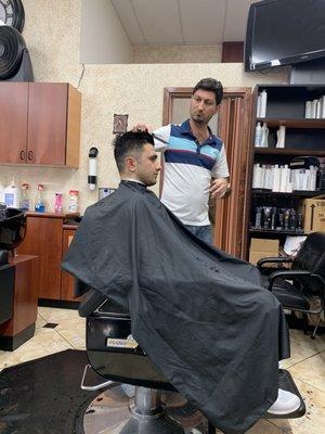 Men's haircut