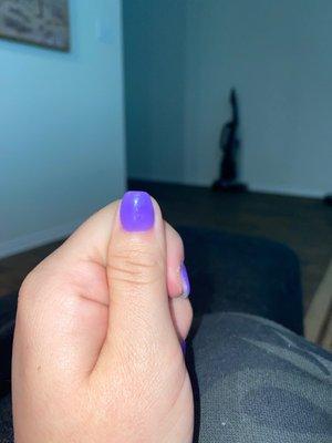 Left nail