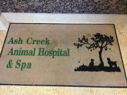 Entrance mat.