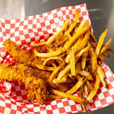 Hand breaded chicken tenders