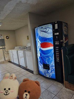 Laundry room and vending machine