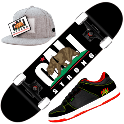 Free CALI Strong Shoes & Socks ($80 Value) with skateboard purchase in our San Diego Store