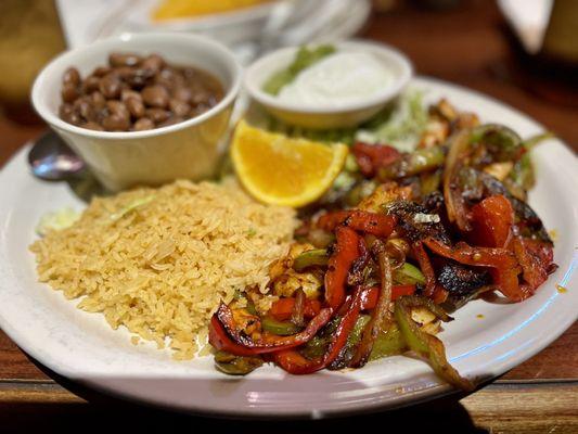 Shrimp Fajitas