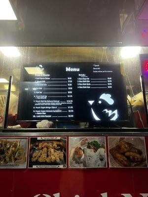 the menu