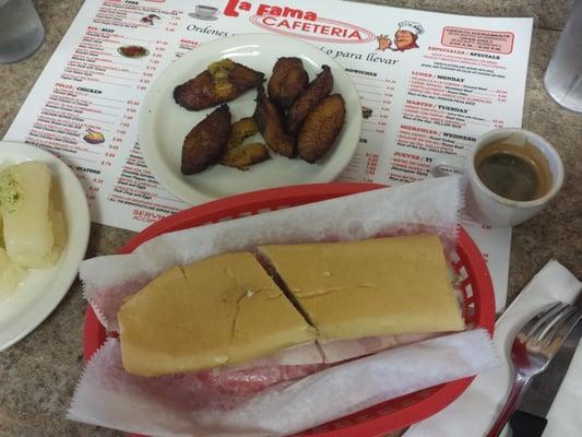 Great cuban sandwiches at La Fama.