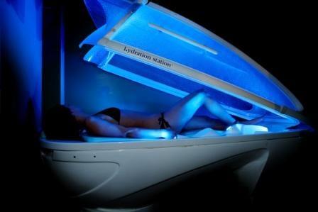 Hydro-Derma Fusion - deeply hydrate your skin with a liquid vitamin steam bath, infrared therapy, color spectrum therapy, vibratory massage