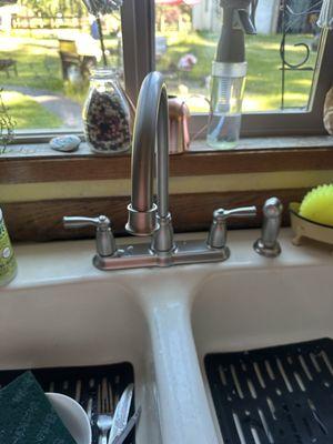 New faucet