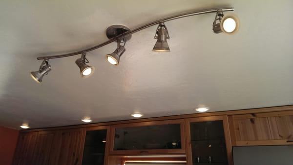 Kitchen lights.