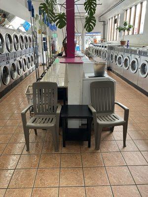 Nice and quiet while you laundry.