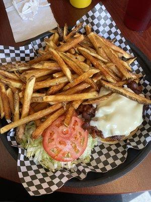 Bacon cheeseburger