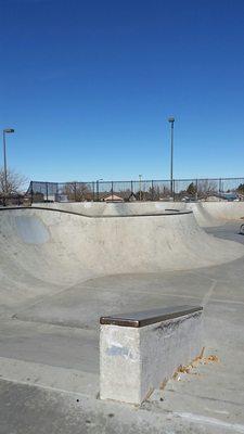 Nice little skate park.