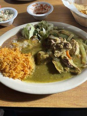 10. Lunch Chile Verde