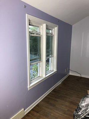 Interior painting of girls bedroom