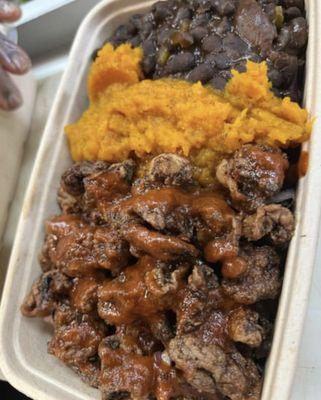 BBQ Mushrooms, Butternut Squash & Black Beans