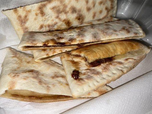 Nutella manoukesh/flatbread