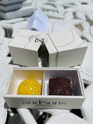 & Sons Chocolatiers - refined packaging