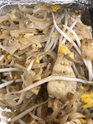 Our usual chicken pad thai