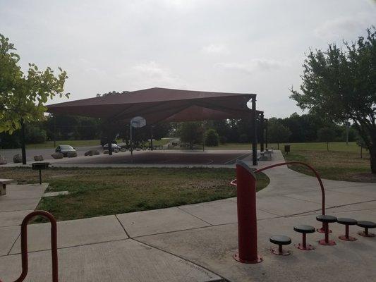 Full court COVERED basketball court