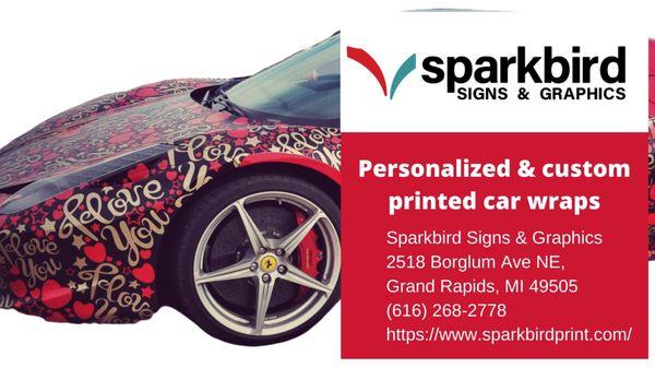 Sparkbird Signs & Graphics
 2518 Borglum Ave NE
 Grand Rapids, MI 49505
 (616) 268-2778