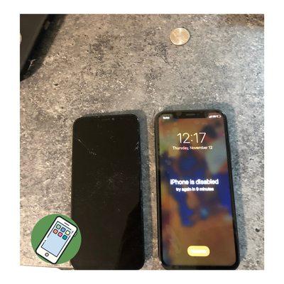 iPhone X lcd replacement.