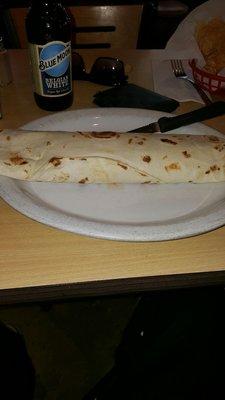 My burrito not good