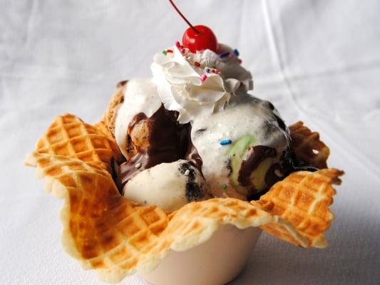 Waffle Bowl Ice Cream Social | Rich's Ice Cream Catering