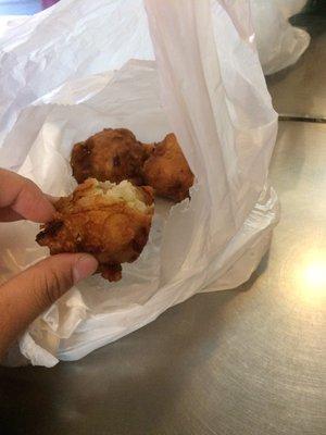 Fried round fritters