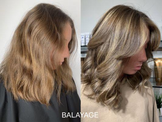 BALAYAGE - BEFORE & AFTER