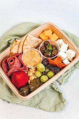 Mediterranean Board but make it a lunch box!