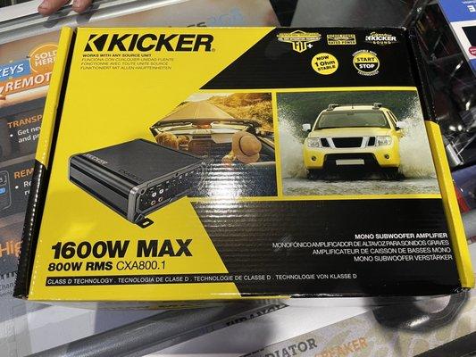 Kicker Amplifier for Sub