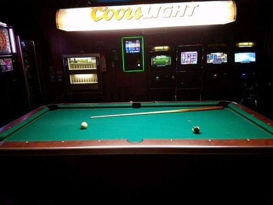 Pool Table, Darts, Jukebox, and other games