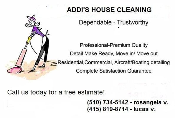 Add's house cleaning