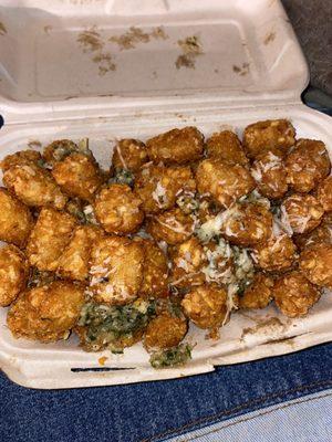 Garlic tots...bomb!