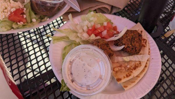 Falafel plate