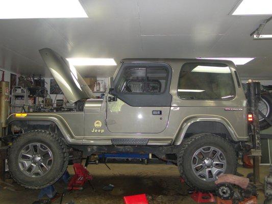 Jeep in for rebuild